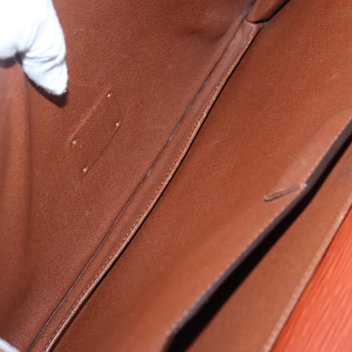 LOUIS VUITTON Epi Serviette Conseiller Briefcase Brown M54423 LV Auth bs28836