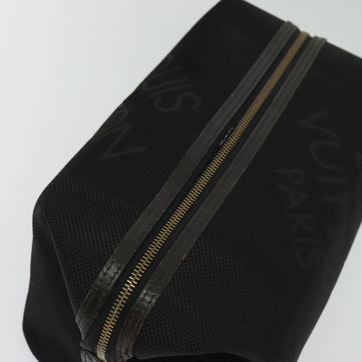 LOUIS VUITTON Damier Geant Trousse Albatross Bag Black Noir M93091 Auth bs28837
