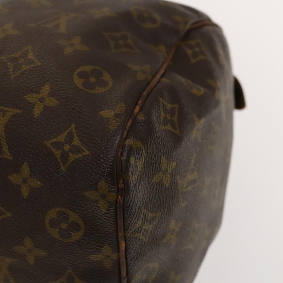 LOUIS VUITTON Monogram Speedy 35 Hand Bag M41524 LV Auth bs28843