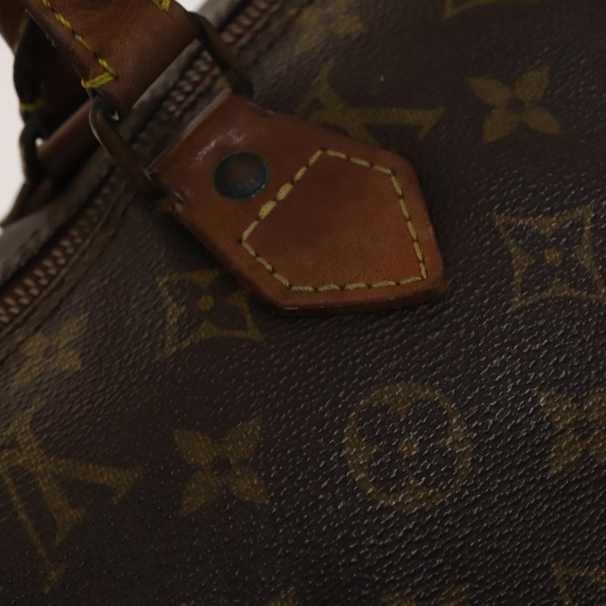 LOUIS VUITTON Monogram Speedy 35 Hand Bag M41524 LV Auth bs28843