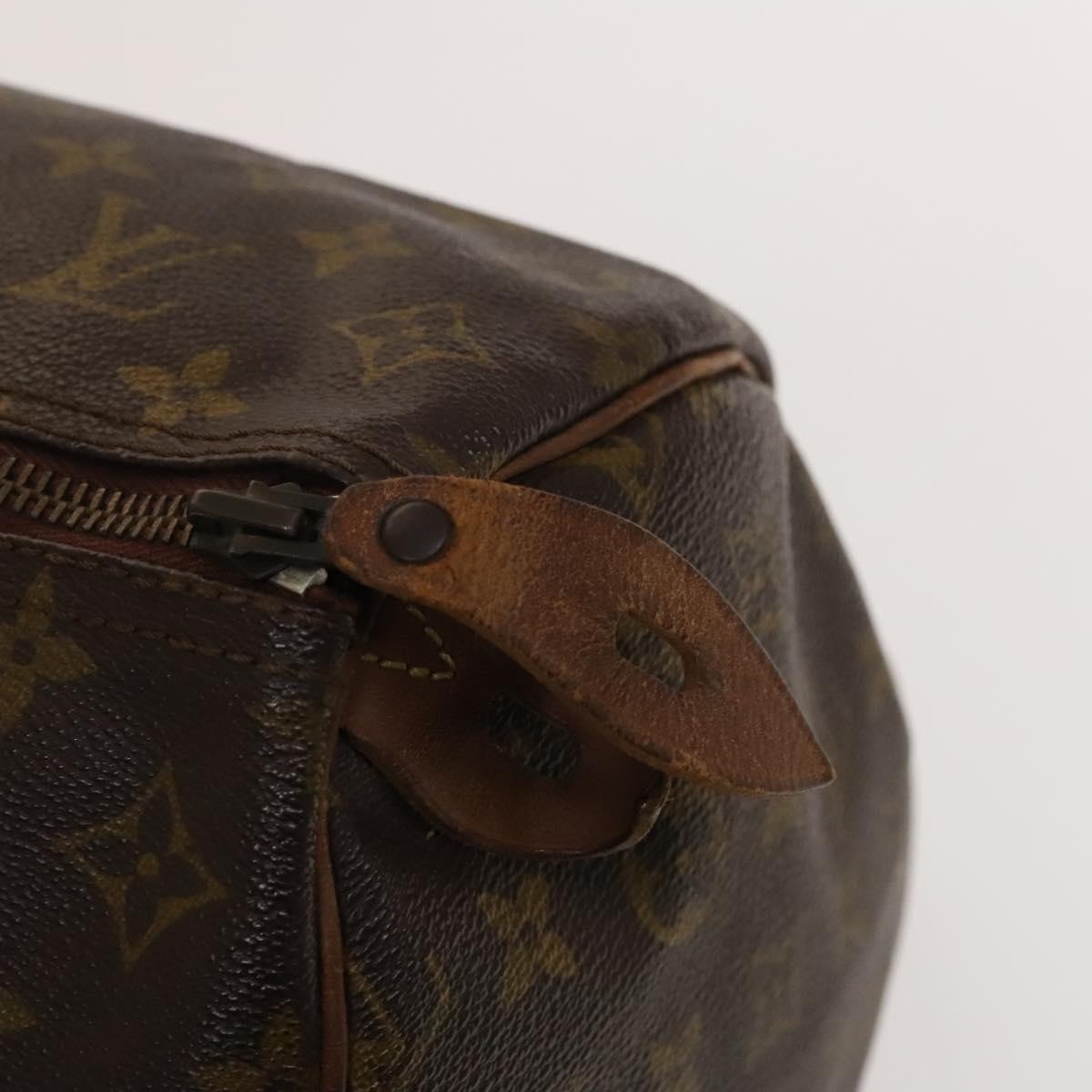 LOUIS VUITTON Monogram Speedy 35 Hand Bag M41524 LV Auth bs28843