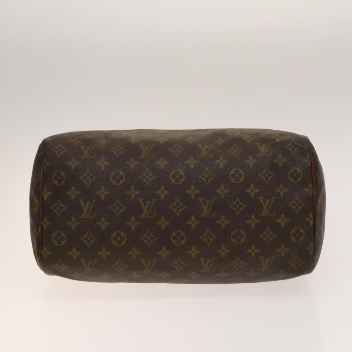 LOUIS VUITTON Monogram Speedy 35 Hand Bag M41524 LV Auth bs28843