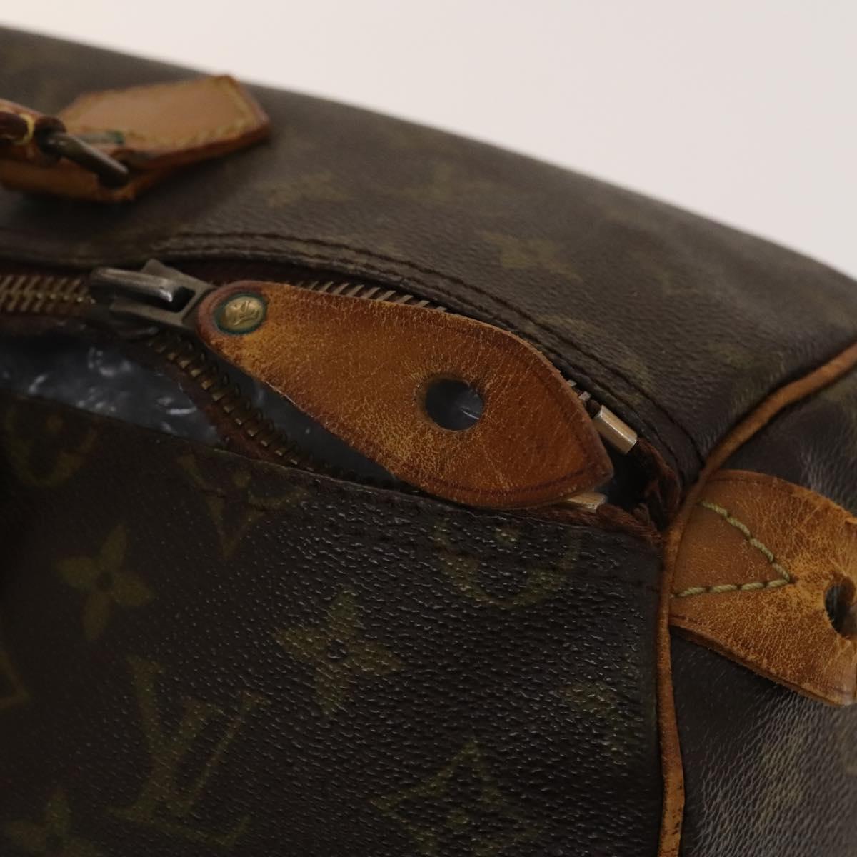 LOUIS VUITTON Monogram Speedy 35 Hand Bag M41524 LV Auth bs28844