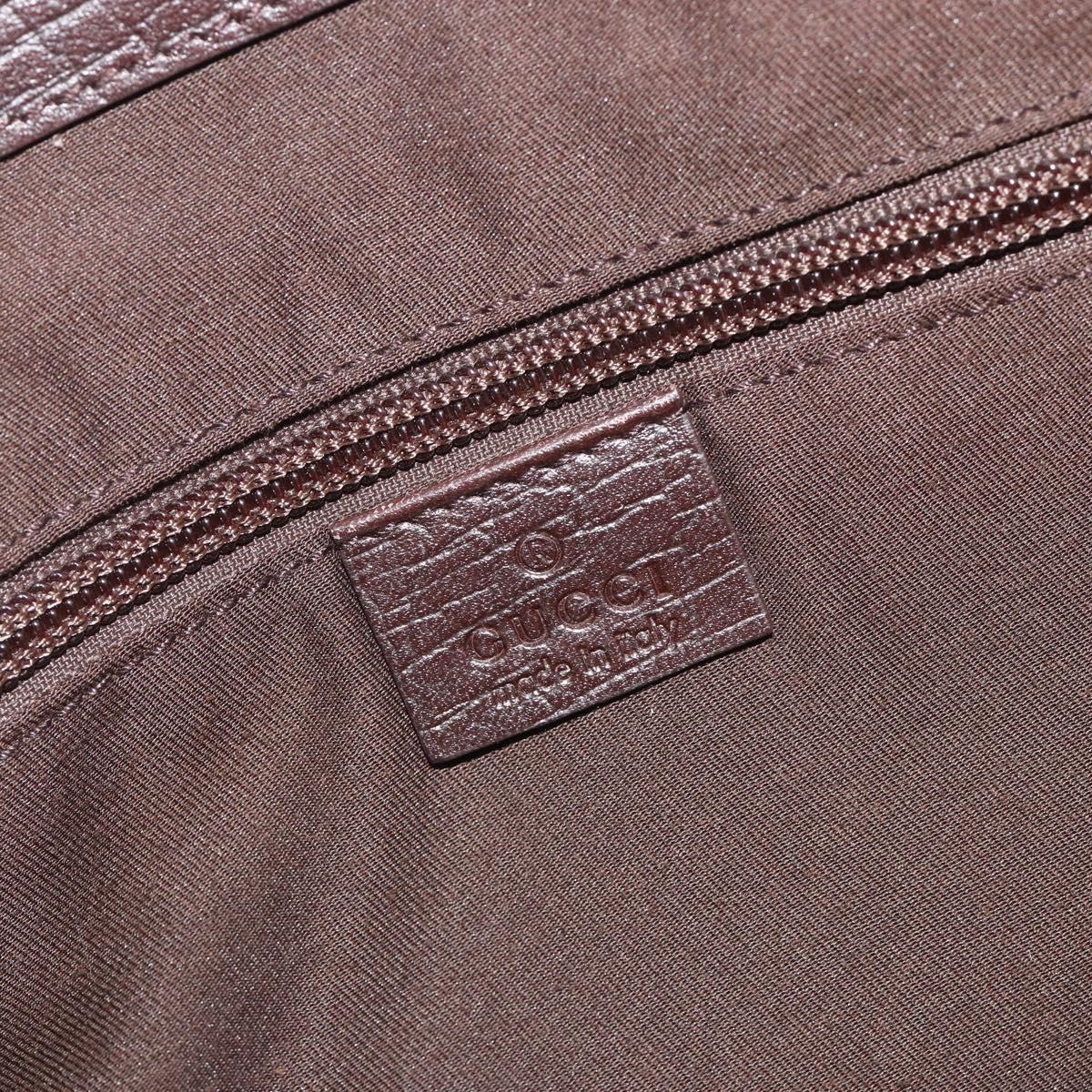 GUCCI GG Supreme Tote Bag PVC Beige Silver 141976 Auth bs28870
