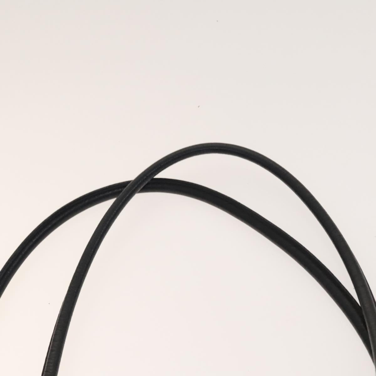 Salvatore Ferragamo Gancini Hand Bag Nylon 2Set Black Auth bs28917
