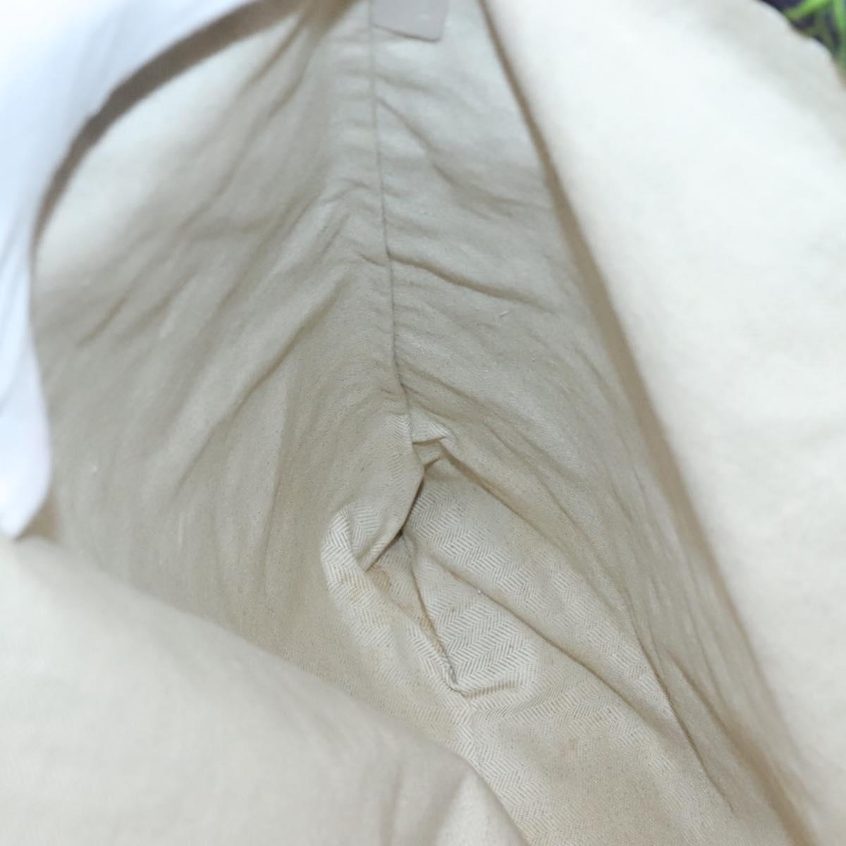 LOEWE Purse Bag Canvas Navy Bordeaux Auth bs28943