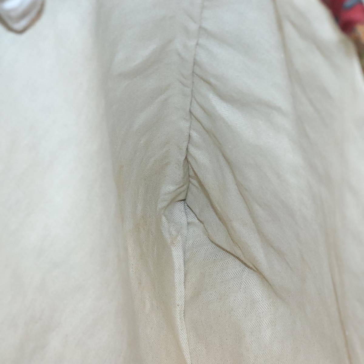 LOEWE Purse Bag Canvas Navy Bordeaux Auth bs28943