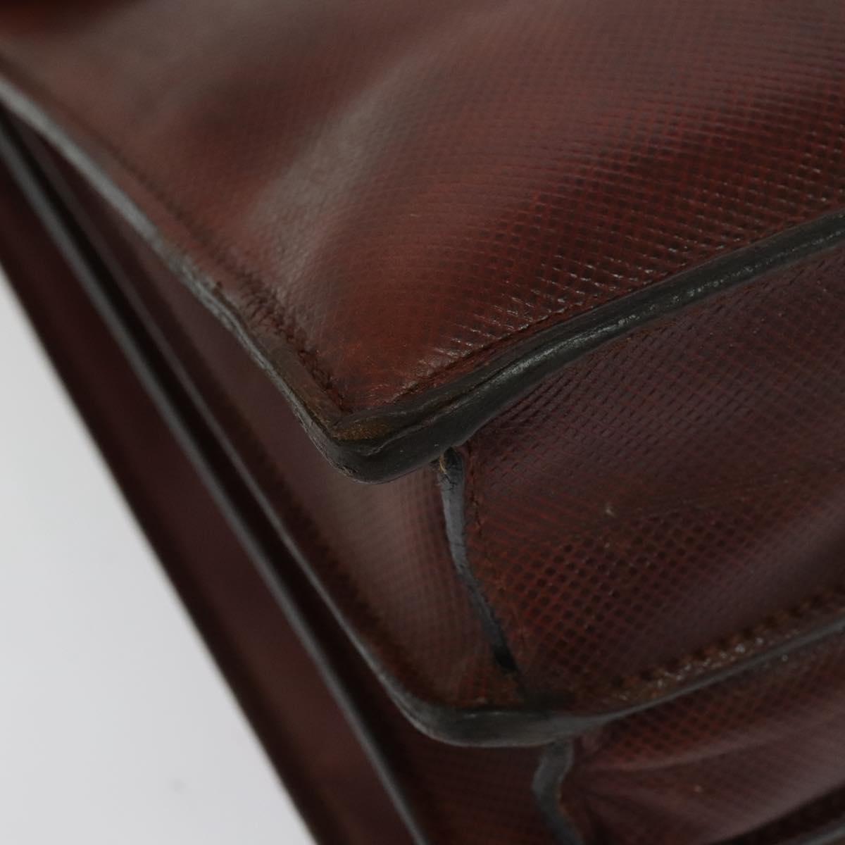 BOTTEGA VENETA Business Bag Leather Brown Auth bs29001