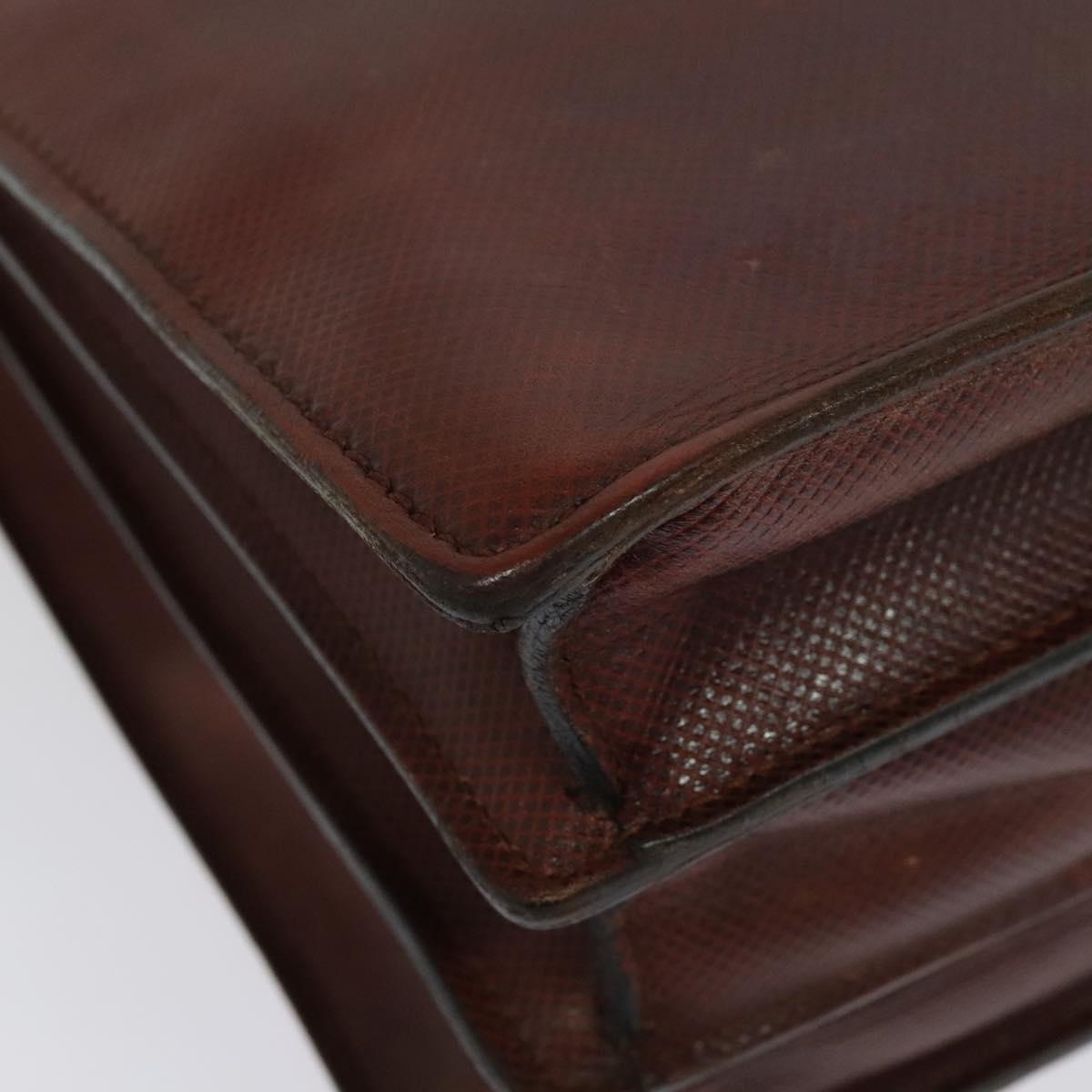 BOTTEGA VENETA Business Bag Leather Brown Auth bs29001