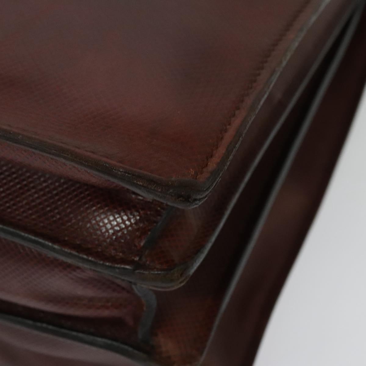 BOTTEGA VENETA Business Bag Leather Brown Auth bs29001