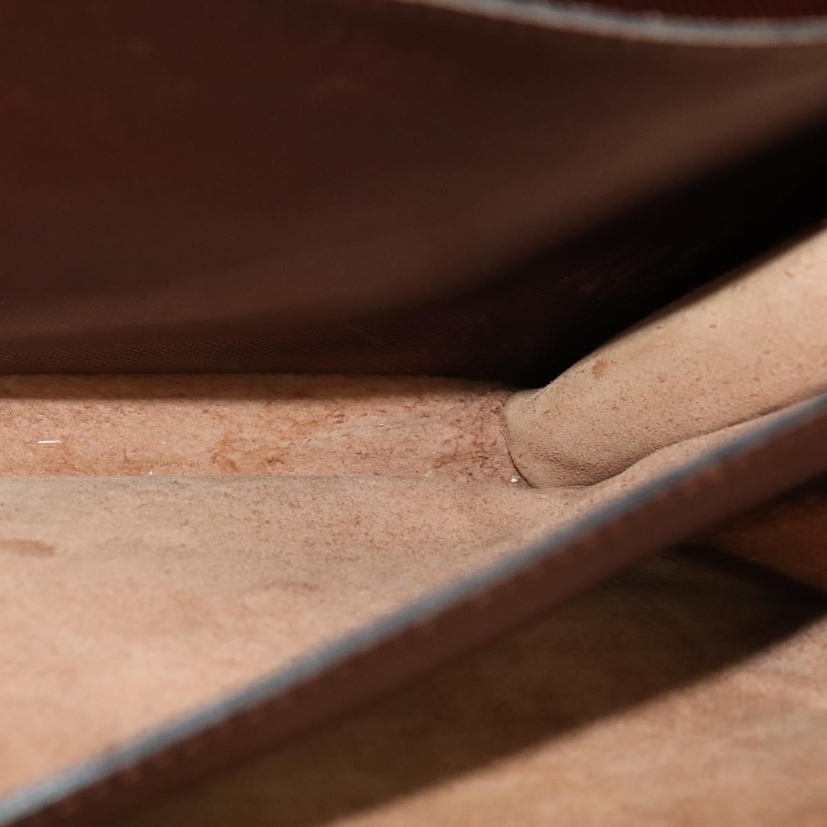 BOTTEGA VENETA Business Bag Leather Brown Auth bs29001