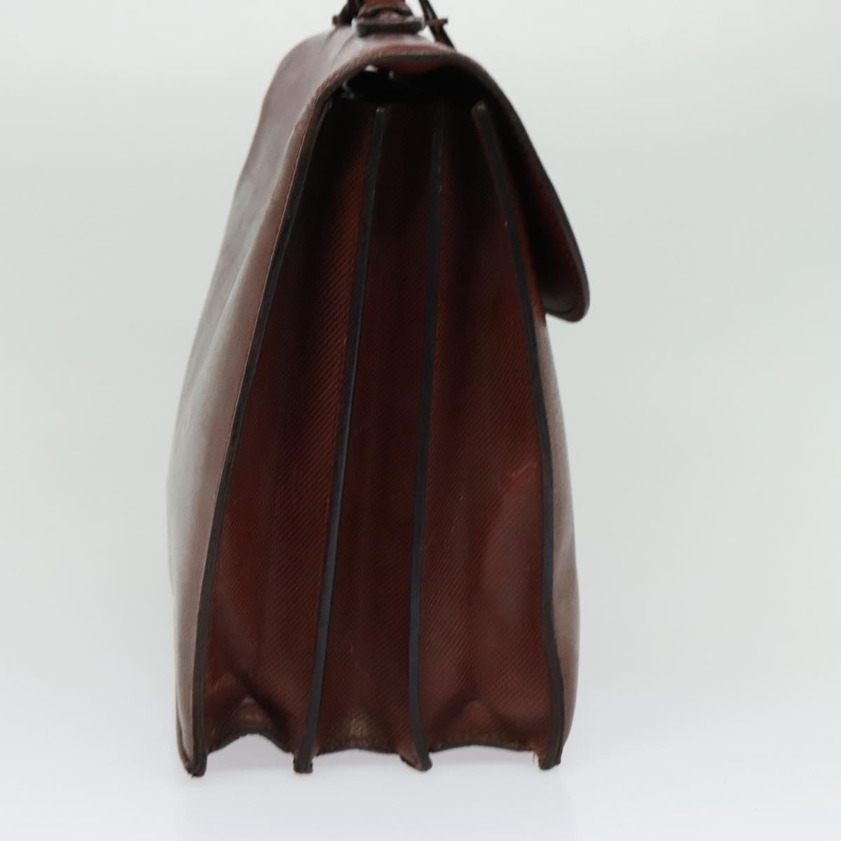 BOTTEGA VENETA Business Bag Leather Brown Auth bs29001