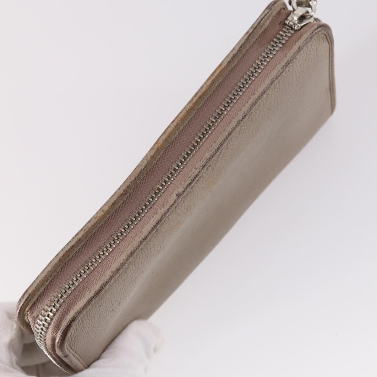 LOEWE Wallet Leather 4Set Beige Red black Auth bs29011