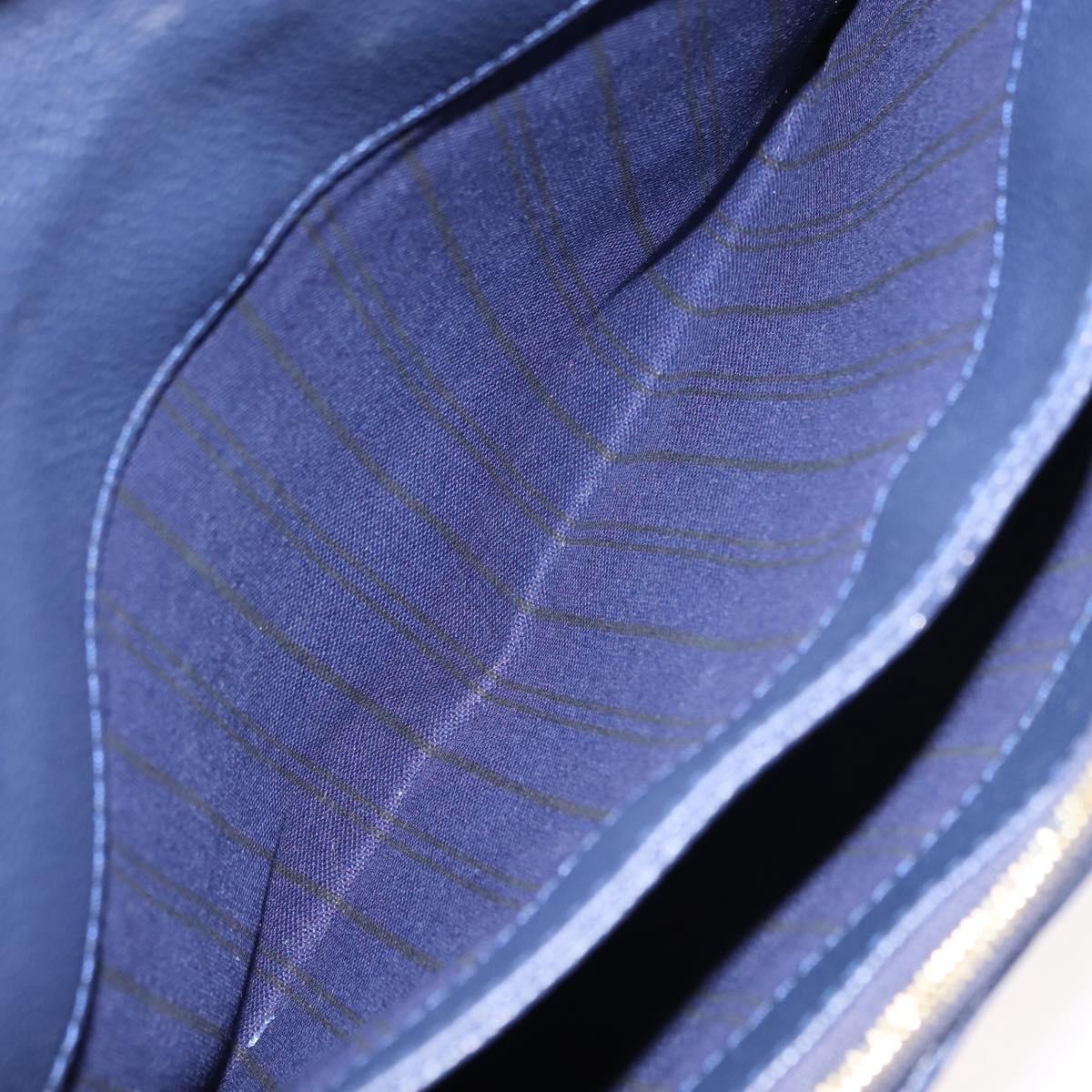 LOUIS VUITTON Monogram Empreinte Fascinant Bag Celest M40787 LV Auth bs29032