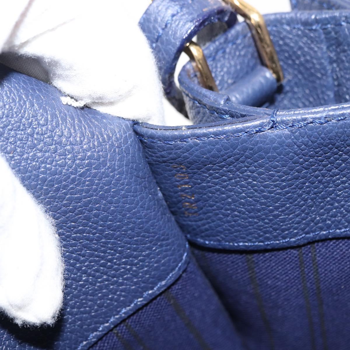 LOUIS VUITTON Monogram Empreinte Fascinant Bag Celest M40787 LV Auth bs29032