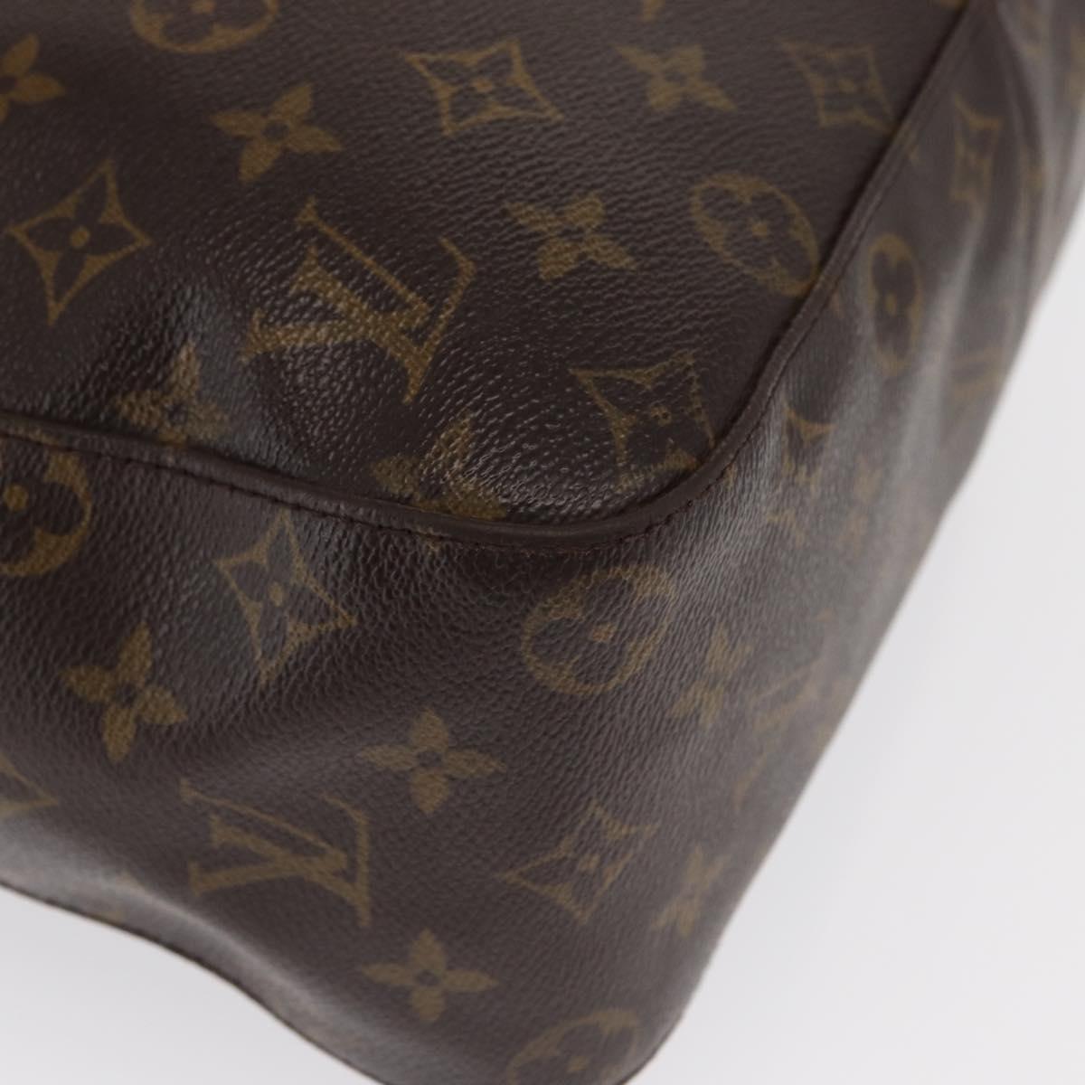 LOUIS VUITTON Monogram Looping GM Shoulder Bag M51145 LV Auth bs29035