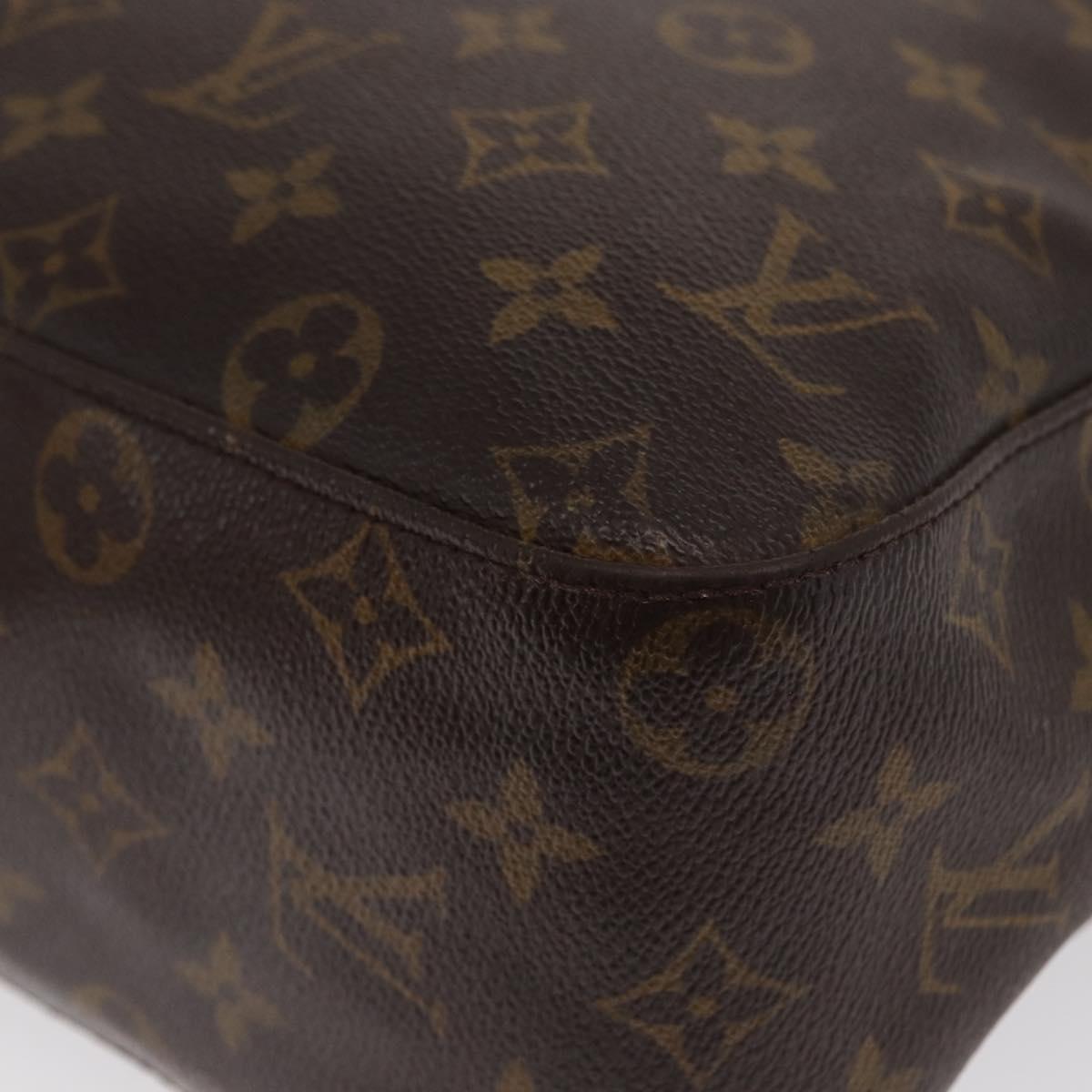 LOUIS VUITTON Monogram Looping GM Shoulder Bag M51145 LV Auth bs29035