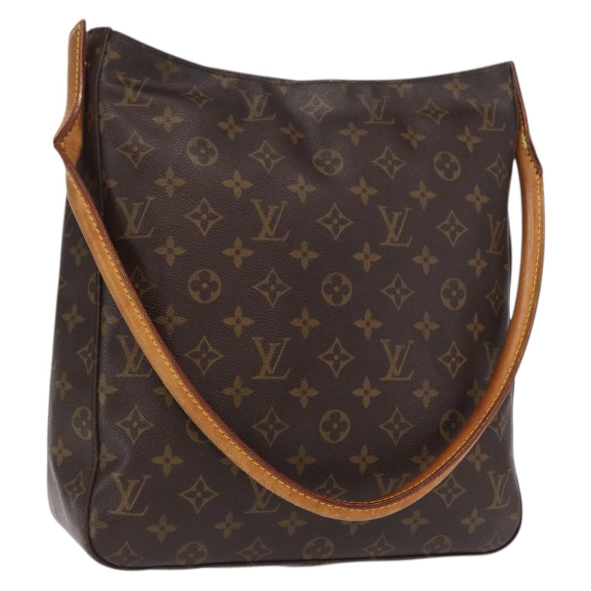 LOUIS VUITTON Monogram Looping GM Shoulder Bag M51145 LV Auth bs29035