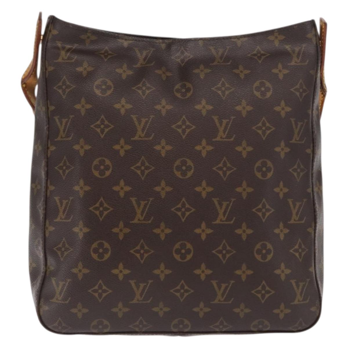 LOUIS VUITTON Monogram Looping GM Shoulder Bag M51145 LV Auth bs29035
