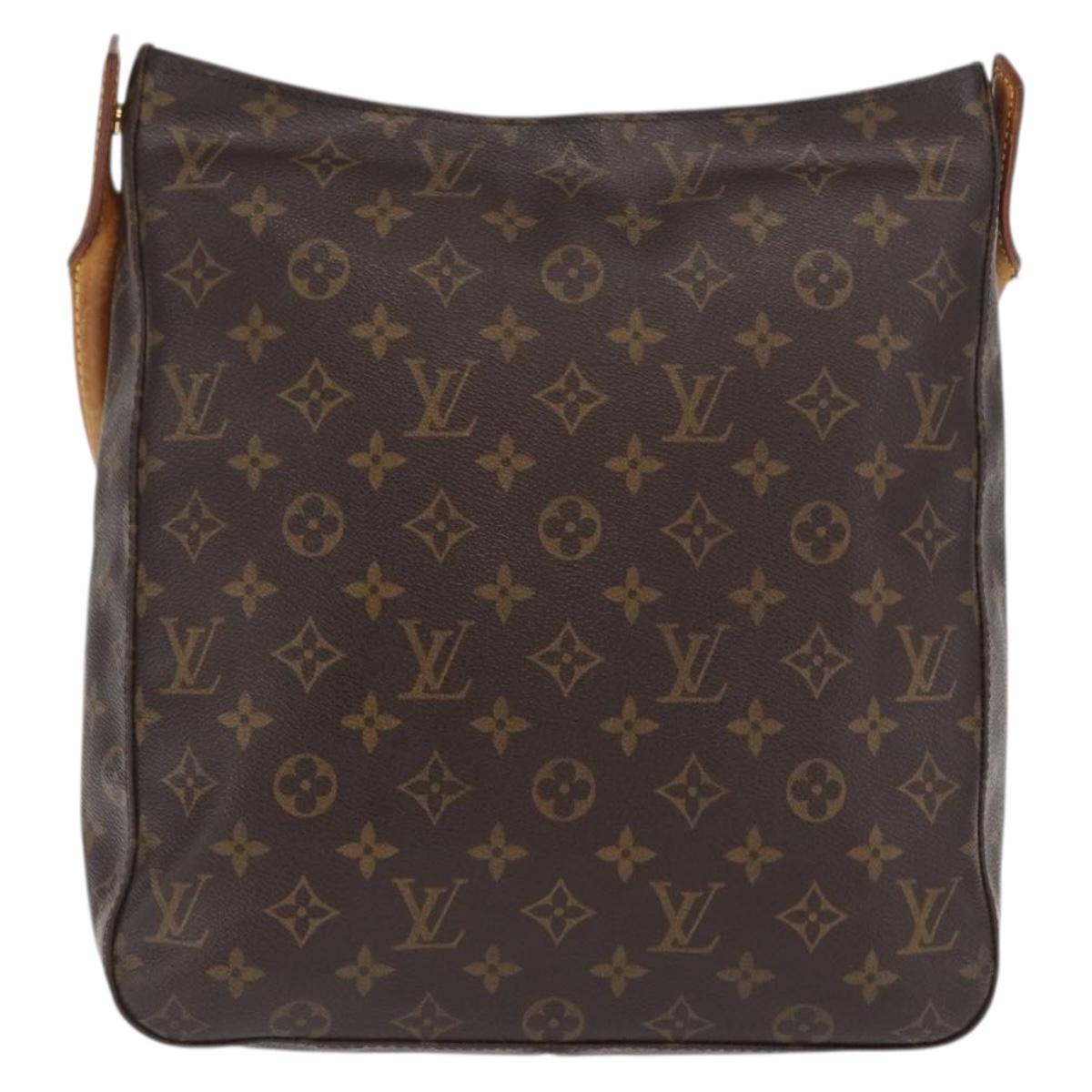 LOUIS VUITTON Monogram Looping GM Shoulder Bag M51145 LV Auth bs29035
