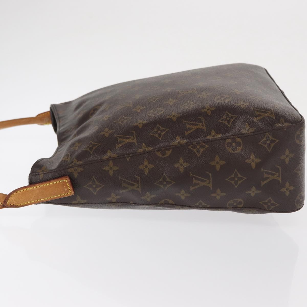 LOUIS VUITTON Monogram Looping GM Shoulder Bag M51145 LV Auth bs29035