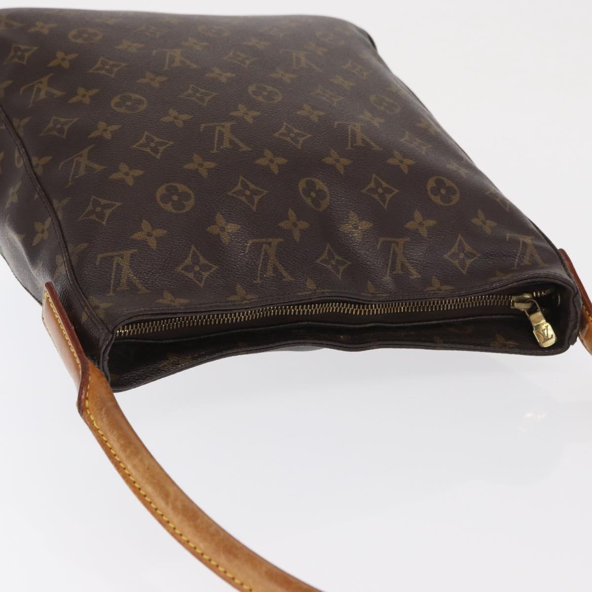 LOUIS VUITTON Monogram Looping GM Shoulder Bag M51145 LV Auth bs29035