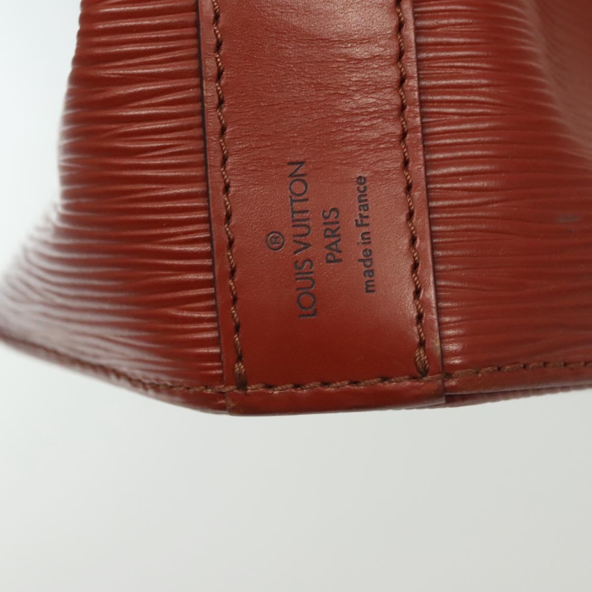 LOUIS VUITTON Epi Sac Depaule GM Shoulder Bag Brown M80193 LV Auth bs29040