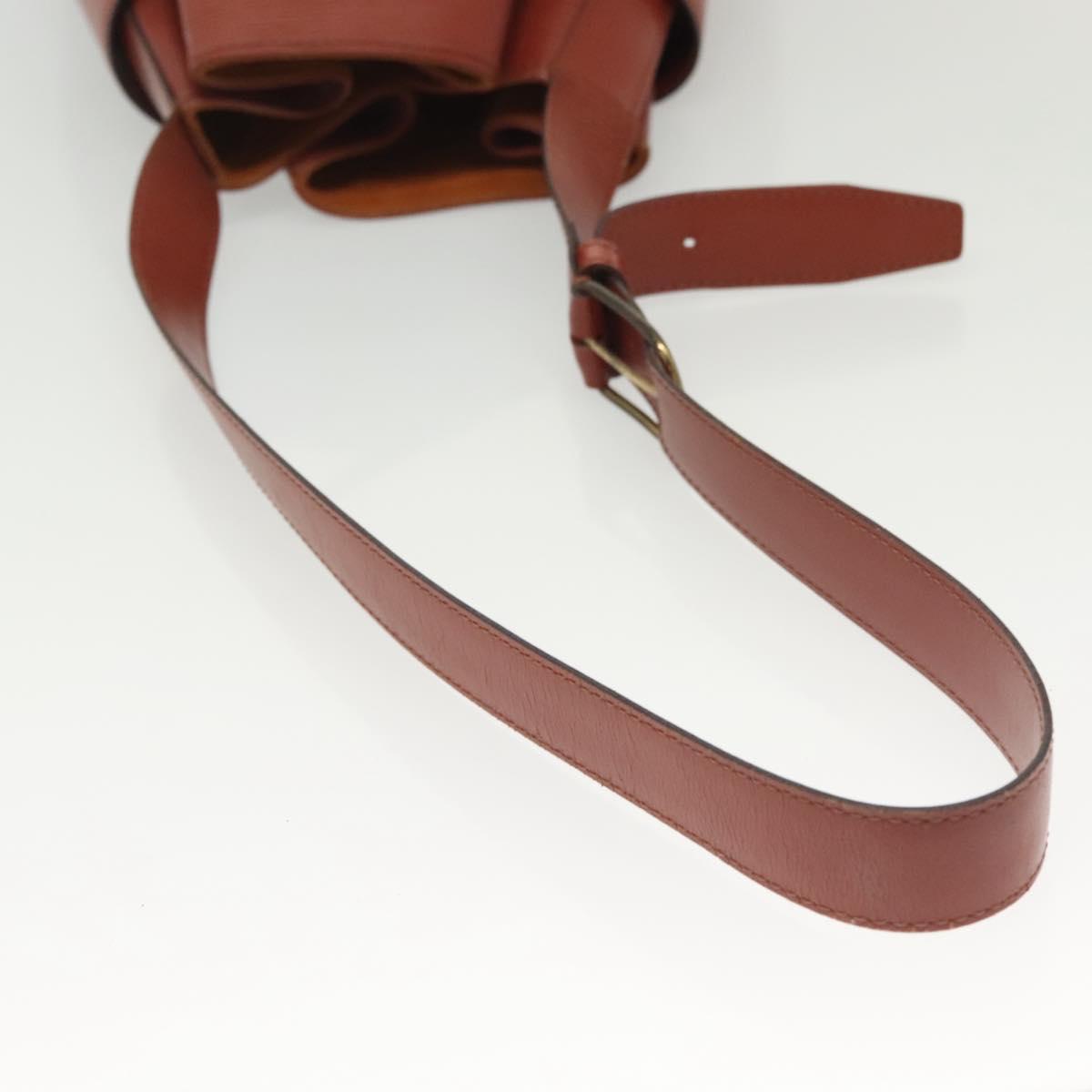 LOUIS VUITTON Epi Sac Depaule GM Shoulder Bag Brown M80193 LV Auth bs29040