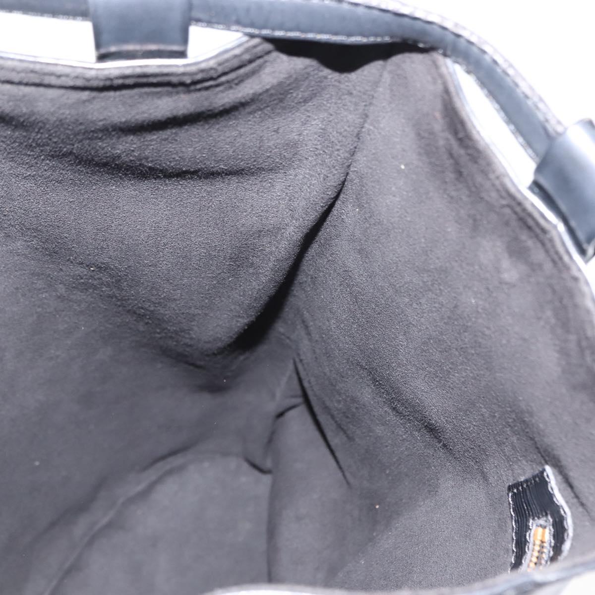 LOUIS VUITTON Epi Randonnee GM Shoulder Bag Black M43082 LV Auth bs29041