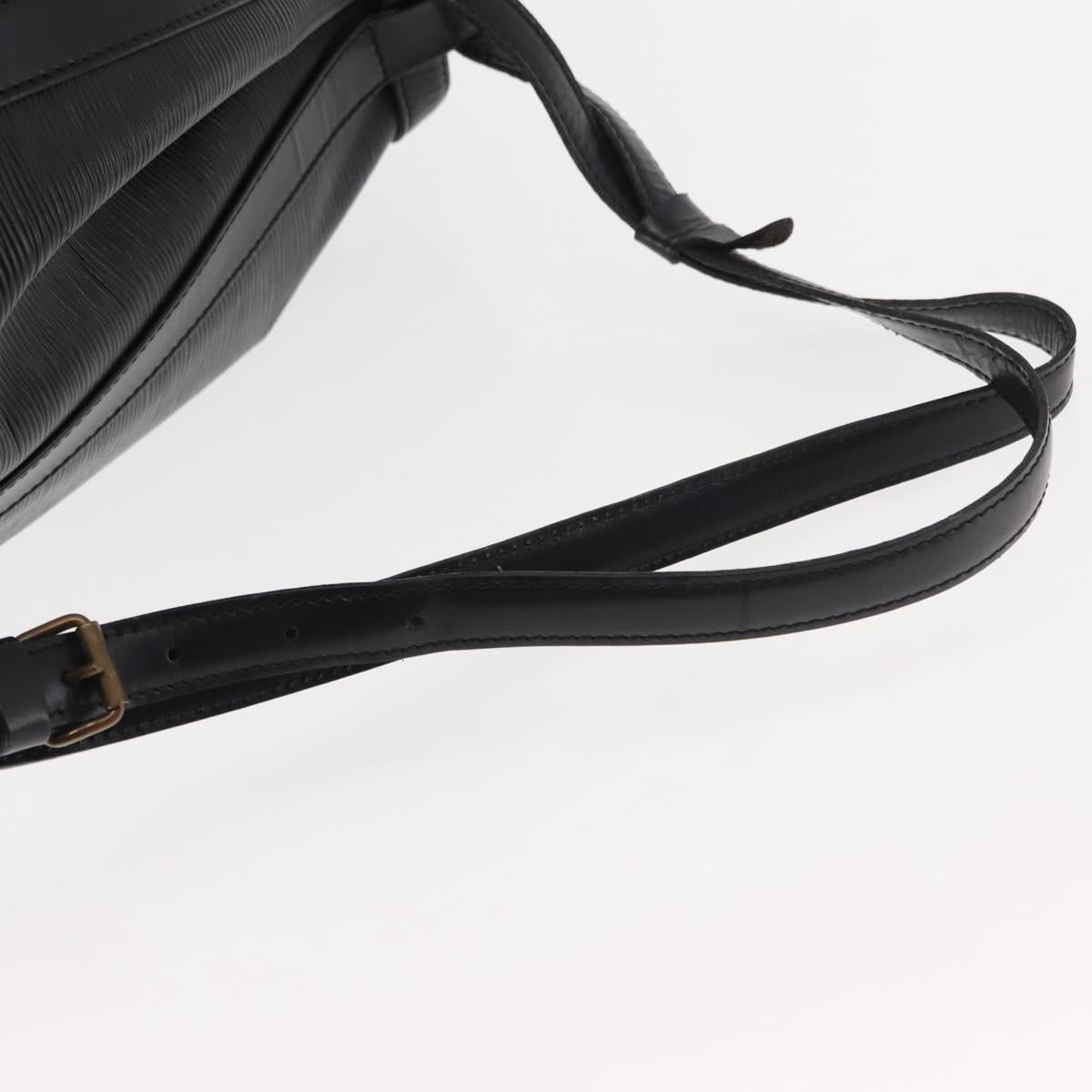 LOUIS VUITTON Epi Randonnee GM Shoulder Bag Black M43082 LV Auth bs29041