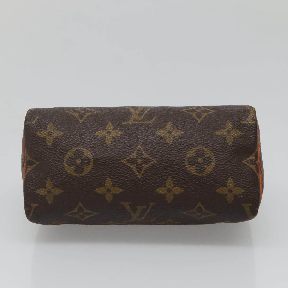 LOUIS VUITTON Monogram Mini Speedy Hand Bag M41534 LV Auth bs29086