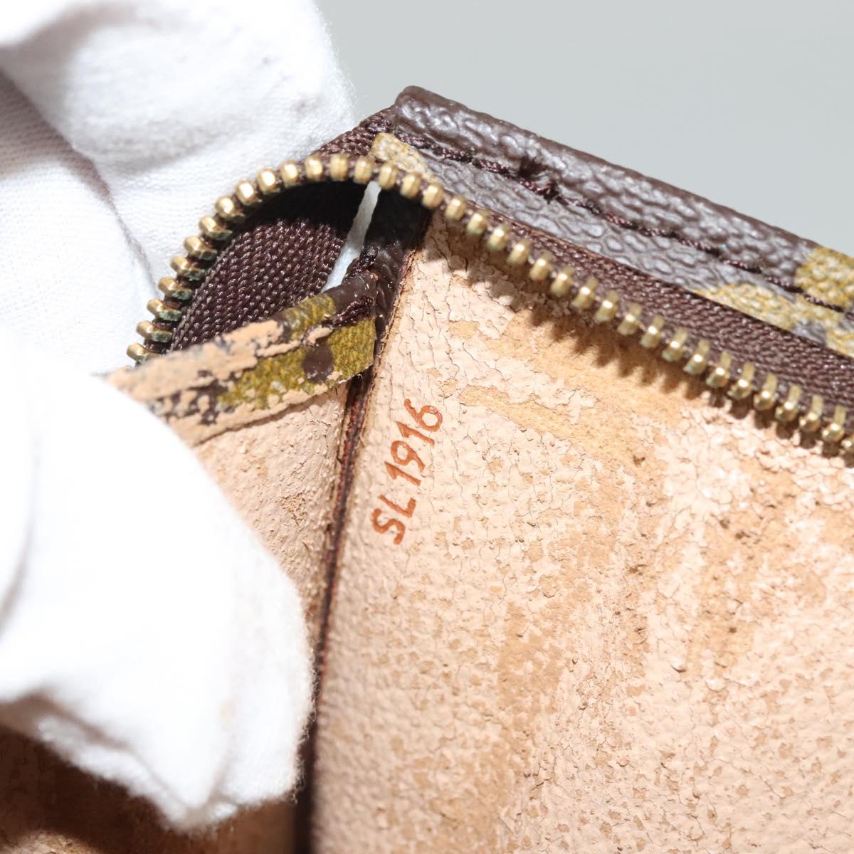 LOUIS VUITTON Monogram Poche Toilette 19 Pouch M47544 LV Auth bs29087