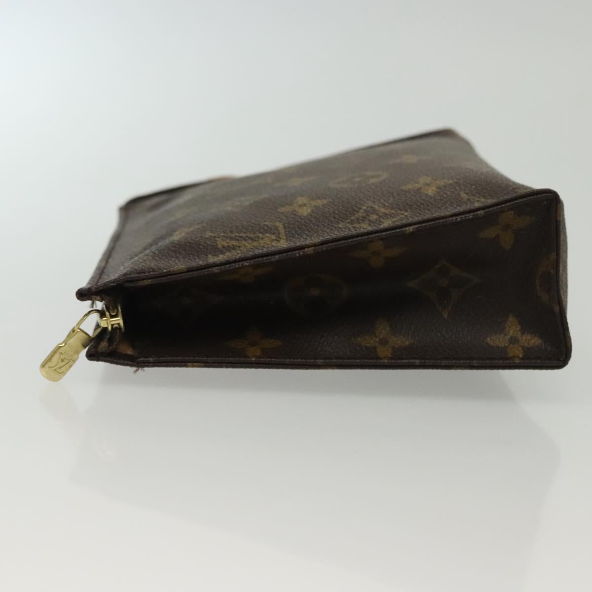 LOUIS VUITTON Monogram Poche Toilette 19 Pouch M47544 LV Auth bs29087