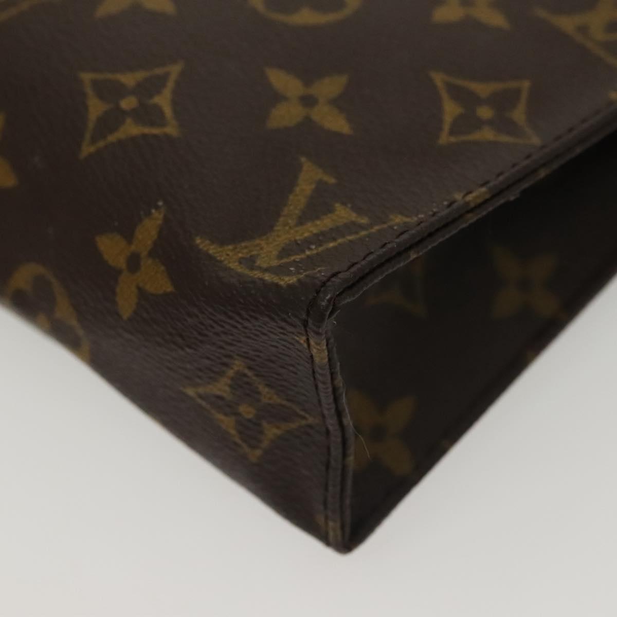 LOUIS VUITTON Monogram Poche Toilette 19 Pouch M47544 LV Auth bs29087