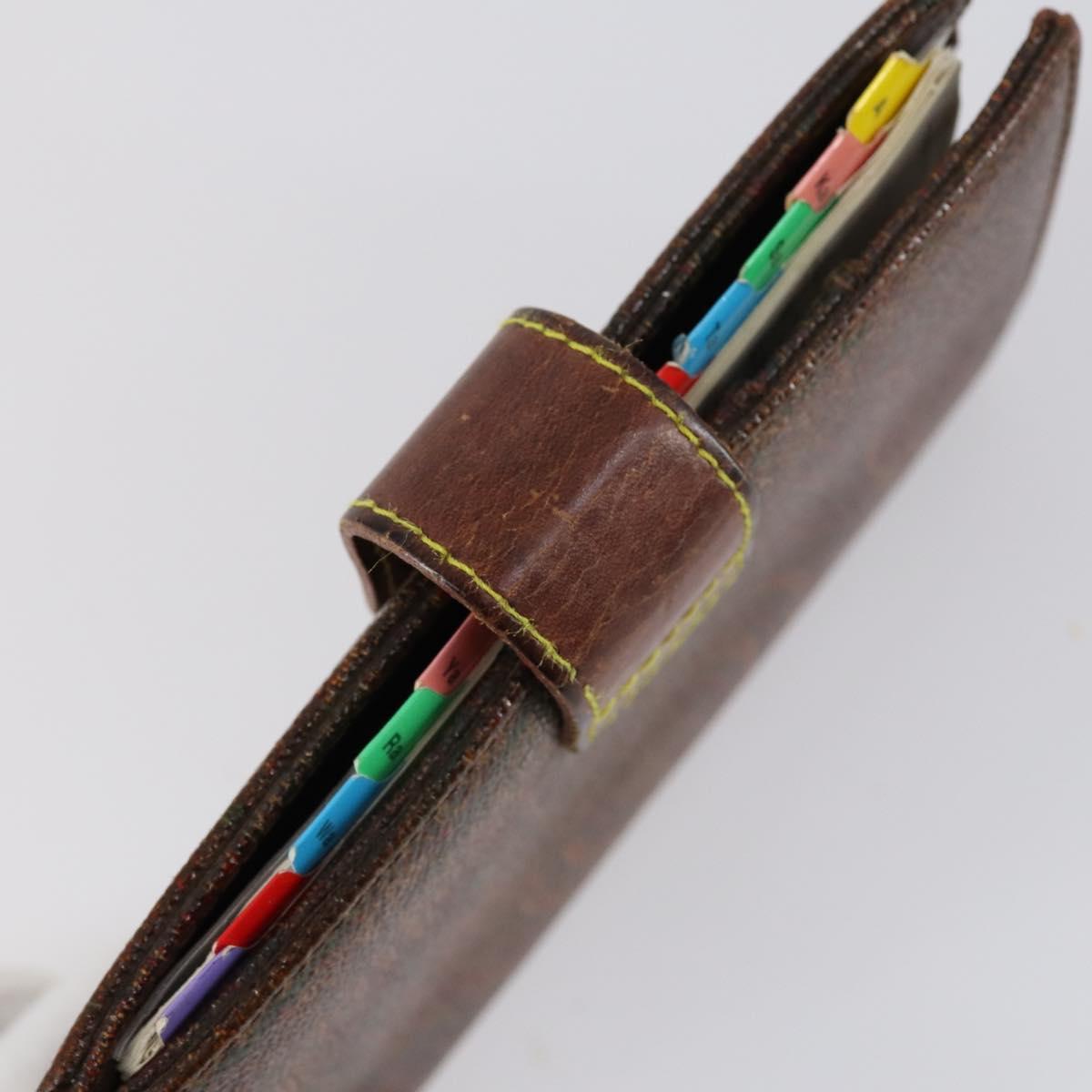 ETRO Paisley Shoulder Bag PVC 3Set Brown Auth bs29135