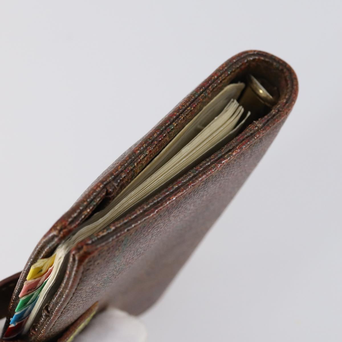 ETRO Paisley Shoulder Bag PVC 3Set Brown Auth bs29135