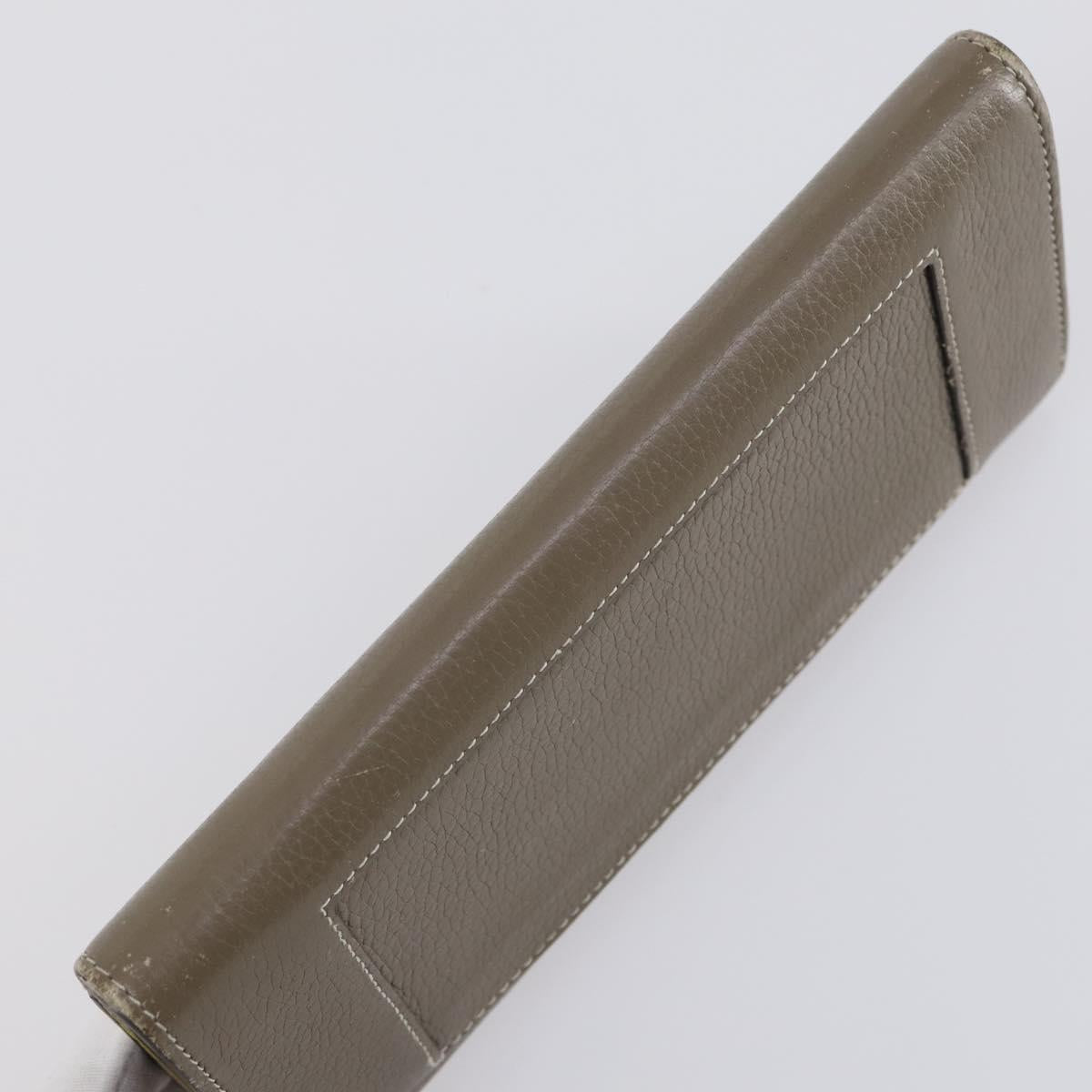 CELINE Macadam Canvas Clutch Bag PVC 4Set Brown Beige Auth bs29137