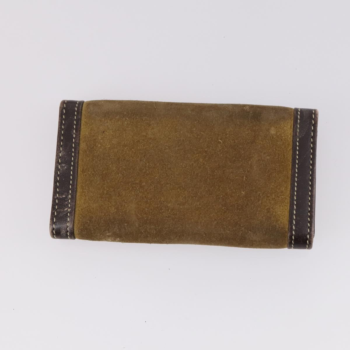 LOEWE Anagram Wallet Leather 4Set Brown Black beige Auth bs29140