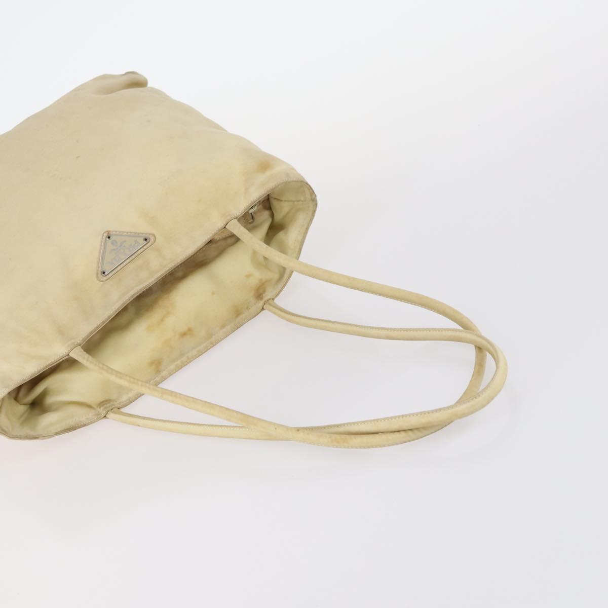 Christian Dior PRADA Trotter Canvas Bag Pile Nylon 3Set Pink Beige Auth bs29145