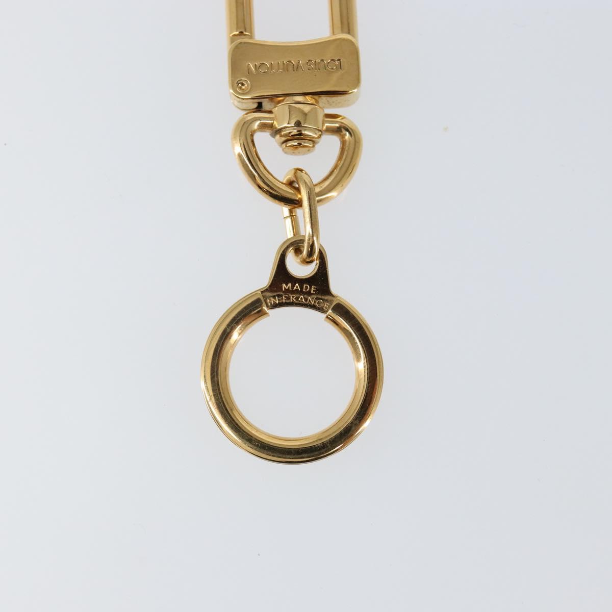 LOUIS VUITTON Anneau Cles Key Holder metal Gold Tone M62694 LV Auth bs29148