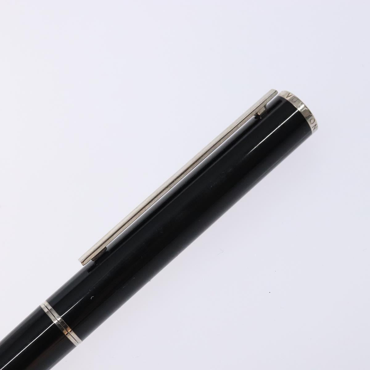 LOUIS VUITTON Jetligne Pen metal Black LV Auth bs29151