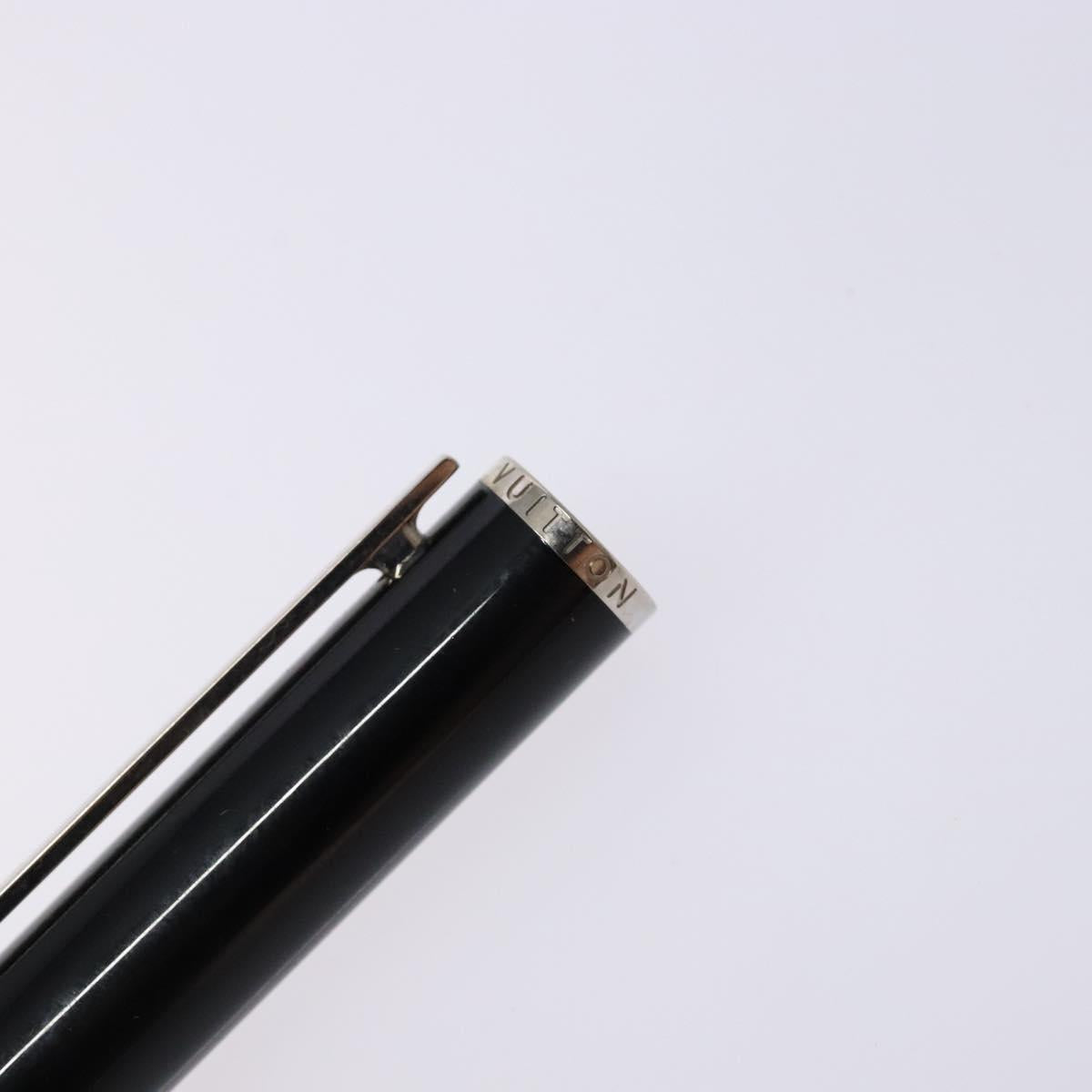 LOUIS VUITTON Jetligne Pen metal Black LV Auth bs29151
