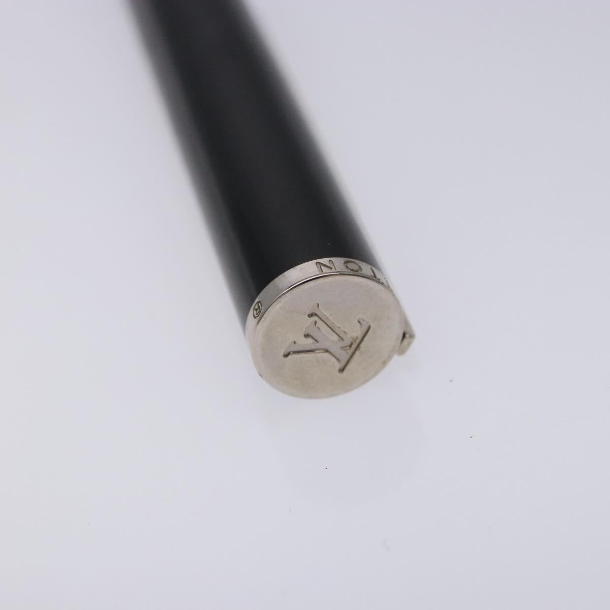 LOUIS VUITTON Jetligne Pen metal Black LV Auth bs29151
