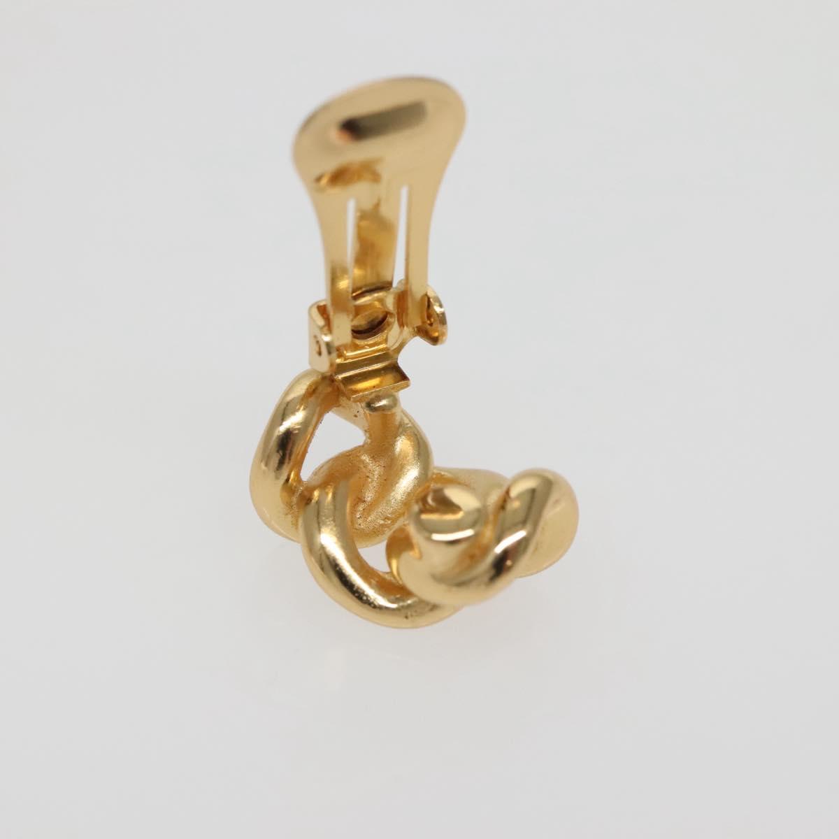 Christian Dior Earring metal Gold Auth bs29162
