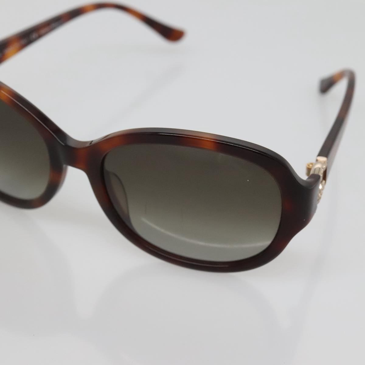 Salvatore Ferragamo Sunglasses plastic Brown Auth bs29164