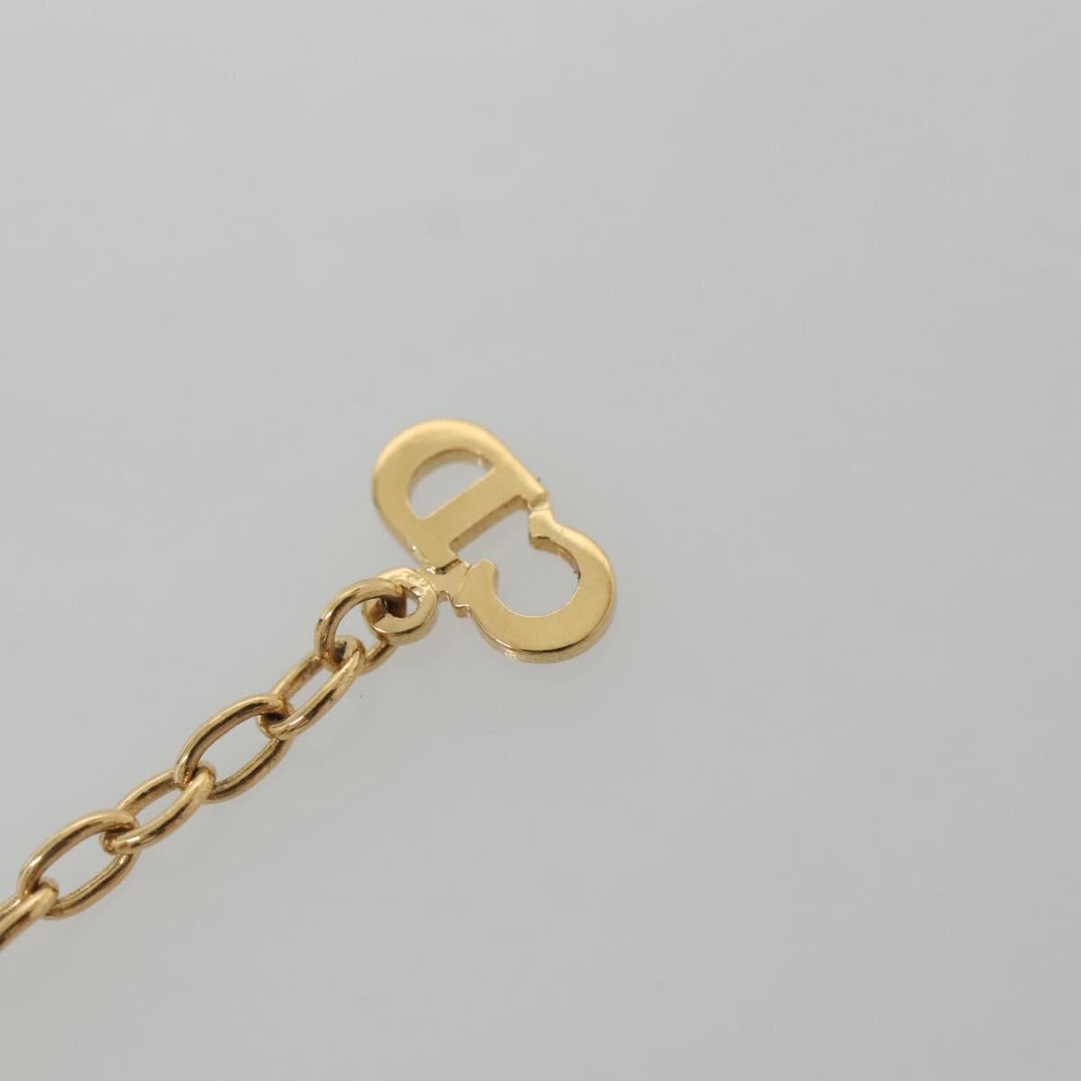 Christian Dior Necklace metal Gold Auth bs29170