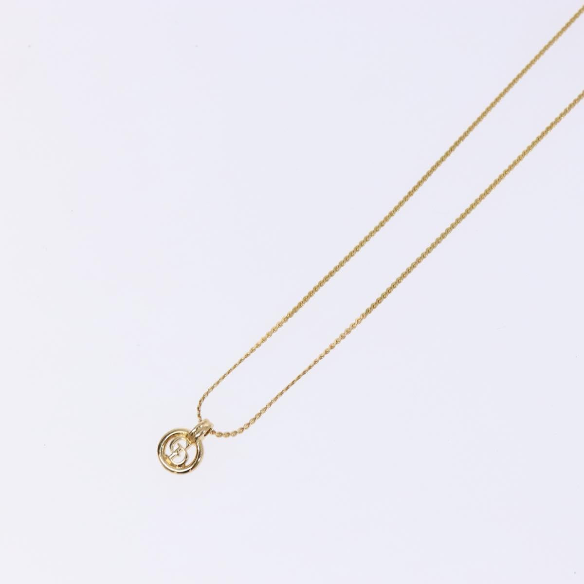 Christian Dior Necklace metal Gold Auth bs29171