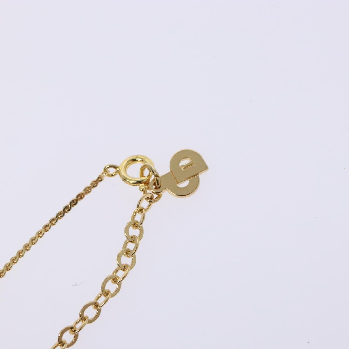 Christian Dior Necklace metal Gold Auth bs29171