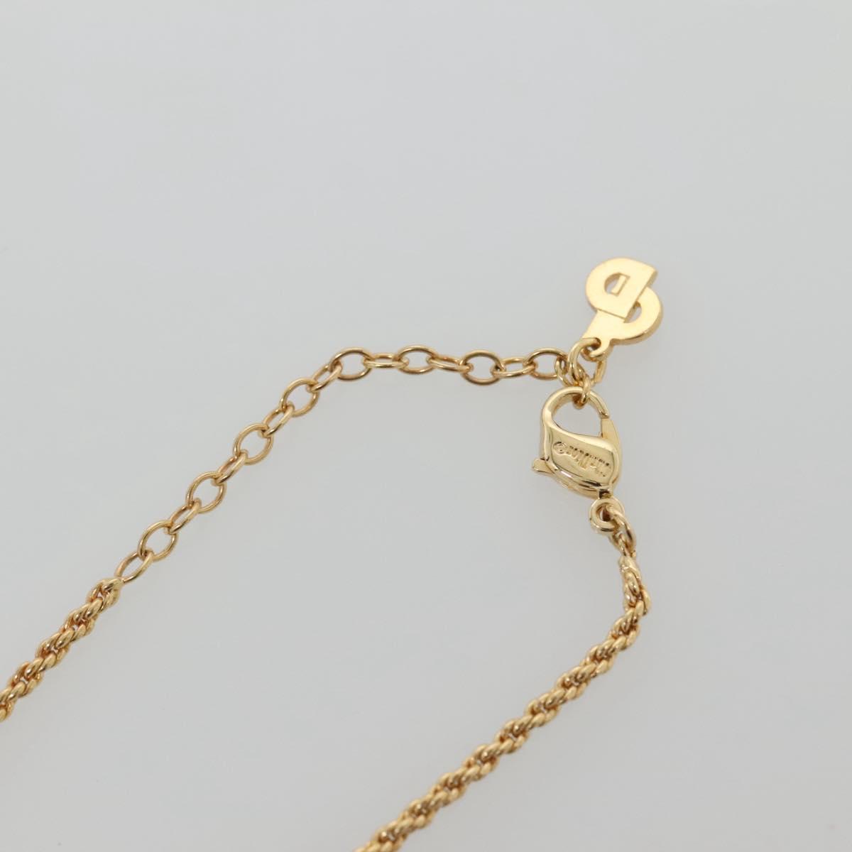 Christian Dior Necklace metal Gold Auth bs29172