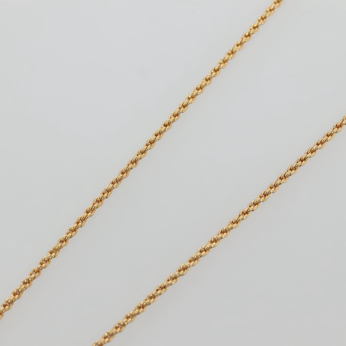 Christian Dior Necklace metal Gold Auth bs29172